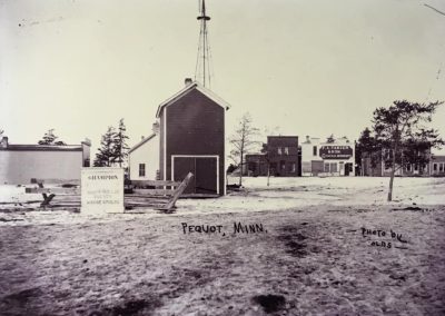 Downtown Pequot Lakes - 1907