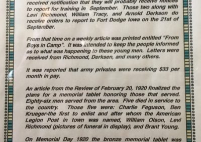 Narrative on Pequot Lakes role in WW!