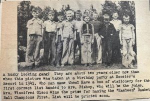 Birthday Party at Hoosier's Resort 1941