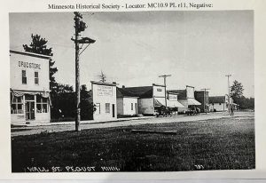 Wall Street, Pequot Lakes in 1910